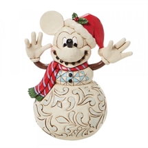 Disney Traditions - Mickey Snowman H:17 cm.